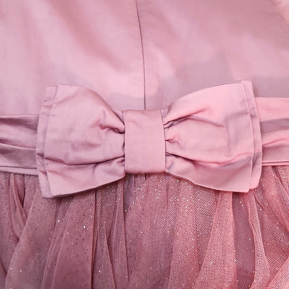Camilla Girls Dusty Rose Embroidered Tulle Tiered Dress, Size 4 ~ EUC - Picture 7 of 10